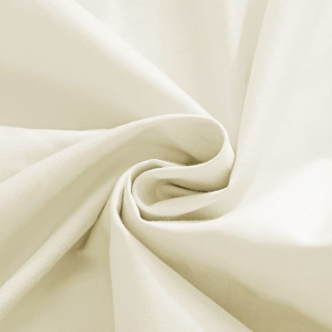 Prześcieradło satynowe 90x200 ekri jednobarwne na wysoki materac I24