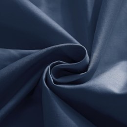 Prześcieradło satynowe 90x200 granatowe jednobarwne na wysoki materac I24