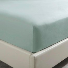 Prześcieradło satynowe 90x200 szałwiowe jednobarwne na wysoki materac I24