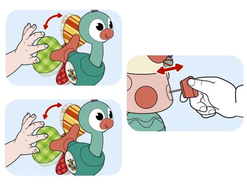 Magiczna grzechotka na przyssawce PAW ZA3517