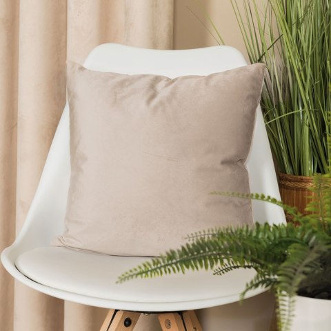 VELVI Poszewka dekoracyjna, 40x40cm, kolor 015 ciemny kremowy VELVI0/POP/015/040040/1