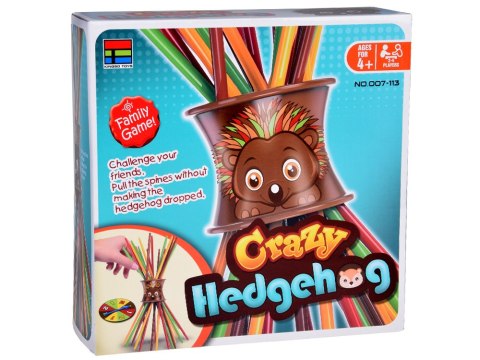 Gra bierki zręcznościowa i rodzinna SZALONY JEŻ - proste zasady gry GR0686