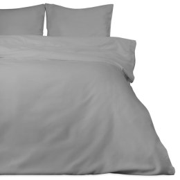 Pościel satynowa 200x220 popielata 024 jednobarwna Darymex