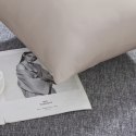 Poszewka satynowa 40x40 beżowa jednobarwna I24