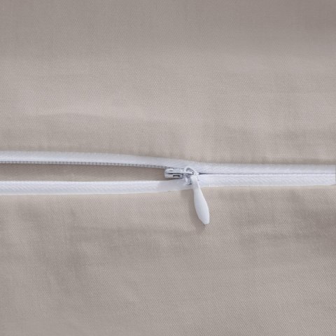 Poszewka satynowa 40x40 beżowa jednobarwna I24