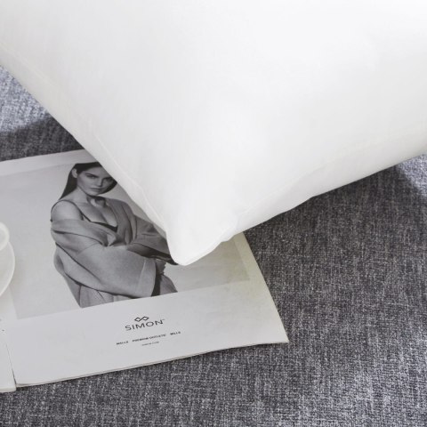 Poszewka satynowa 40x40 biała jednobarwna I24