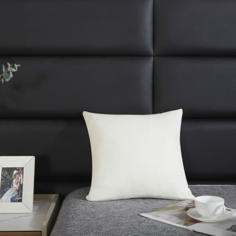 Poszewka satynowa 40x40 ekri jednobarwna I24
