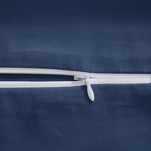 Poszewka satynowa 40x40 granatowa jednobarwna I24