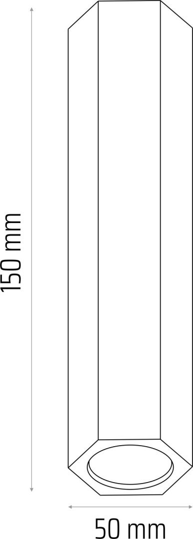 Madera4 Hexa spot 15 szary