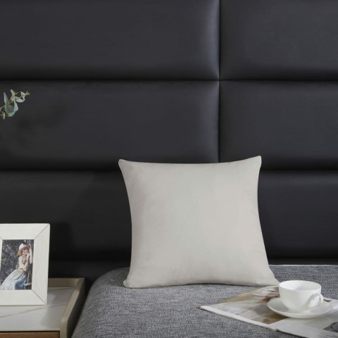 Poszewka satynowa 40x40 taupe beżowa jednobarwna I24