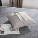 Poszewka satynowa 40x40 taupe beżowa jednobarwna I24