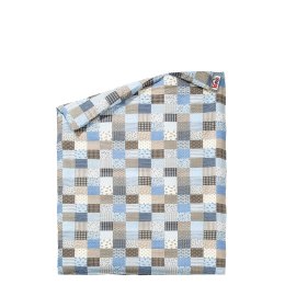 Poszwa z kory 160x200 96/1 Paczłork niebieski guziki 100% bawełna gruba