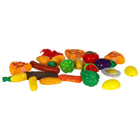 Zestaw Warzyw i Owoców do Krojenia 36 el. z Akcesoriami - Kreatywna Zabawa w Gotowanie