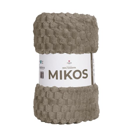 MIKOS koc dekoracyjny, rozmiar 200x220cm, kolor 003 jasny ciepły brąz MIKOS0/KOD/003/200220/1