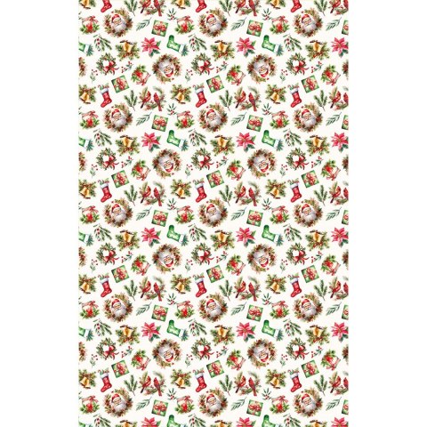 ŚWIĄTECZNY MIX Obrus NINA WODOODPORNA, 140x220cm, kolor 009 wielokolorowy PBN277/KSP/C09/140220/1