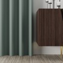Zasłona gotowa typu blackout na przelotkach, szerokość 140cm x wysokość 250cm, kolor 227 szałwiowy zielony TD0015/ZGP/227/140250