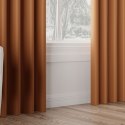 Zasłona gotowa typu blackout na przelotkach, szerokość 140cm x wysokość 250cm, kolor 841 ciemny pomarańczowy TD0015/ZGP/841/1402