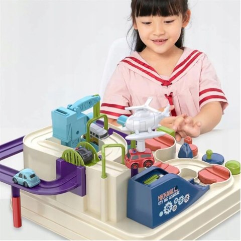 Interaktywny tor przeszkód samochodowy 4 auta 802A