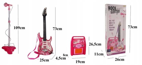 Gitara elektryczna wzmacniacz mikrofon 8010R