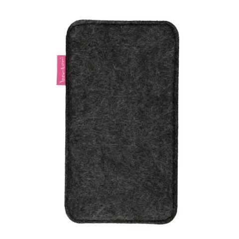 Etui na smartfon antracyt Livia