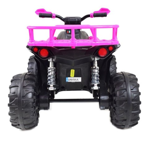 DUŻY QUAD N AKUMULATOR ADVENTURE, MIĘKKIE KOŁA, MIĘKKIE SIEDZENIE,PILOT/GTS1199