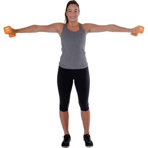 ZESTAW HANTLI NEOPREN 2x4KG PURE 2 IMPROVE