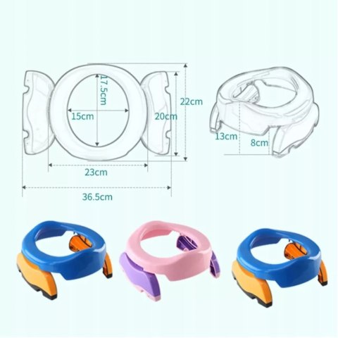NOCNIK TURYSTYCZNY NAKŁADKA NA SEDES 2W1 OB603R