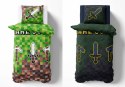 Pościel świecąca w ciemności 160x200 minecraft piksele 4577 A Fluo 10