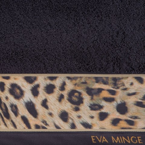 Ręcznik Eva 23 50x90 czarny frotte bawełniany 500 g/m2 Eva Minge Eurofirany
