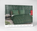 Pościel bawełniana 140x200 zielona butelkowa złota geometria 5244 B Bawełna 48
