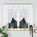 POLA Firanka żakardowa gotowa, szerokość 250 x wysokość 130cm, kolor 001 biały 019368/FBL/001/250130/1