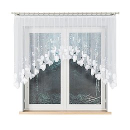 TEODORA Firanka żakardowa gotowa, szerokość 250 x wysokość 120cm, kolor 001 biały 005099/FBL/001/250120/1