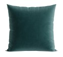 VELVI Poszewka dekoracyjna, 40x40cm, kolor 008 ciemny turkusowy; petrol VELVI0/POP/008/040040/1