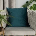 VELVI Poszewka dekoracyjna, 40x40cm, kolor 008 ciemny turkusowy; petrol VELVI0/POP/008/040040/1