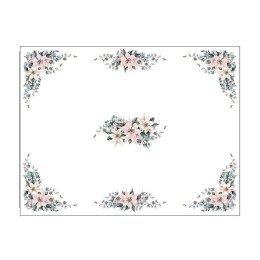 GWIAZDA BETLEJEMSKA Obrus wodoodporny, 140x180cm, kolor 002 różowo-niebieski (do wyczerpania zapasu) PBN010/KSP/C02/140180/1