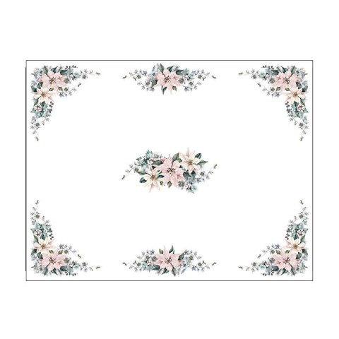 GWIAZDA BETLEJEMSKA Obrus wodoodporny, 140x180cm, kolor 002 różowo-niebieski (do wyczerpania zapasu) PBN010/KSP/C02/140180/1