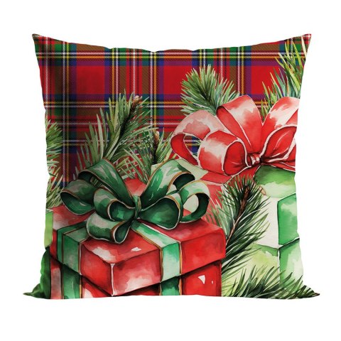 Poszewka świąteczna 40x40 Prezenty czerwona PBN284/POP/003/040040/1