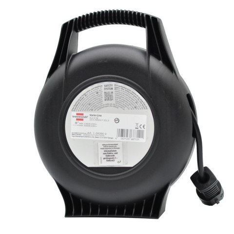 Przedłużacz bębnowy Vario Line 10m 4 gniazda czarny Brennenstuhl 1093900