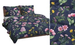 Poszewka bawełniana 50x60 granatowa zielona różowa żółta 4742 B bawełna Max