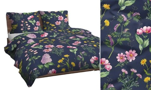 Poszewka bawełniana 50x60 granatowa zielona różowa żółta 4742 B bawełna Max