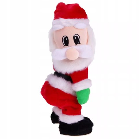 Tańczący śpiewający zabawny Mikołaj piosenki dekoracja na Święta RWIN-564