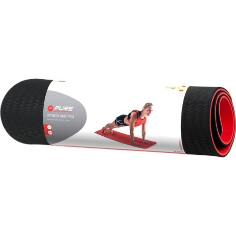 MATA DO ĆWICZEŃ TPE POMARAŃĆZOWO -CZARNA 173x61x1CM PURE 2 IMPORVE