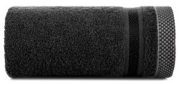 Ręcznik Abbie 30x50 czarny 500 g/m2 frotte bawełniany Eurofirany