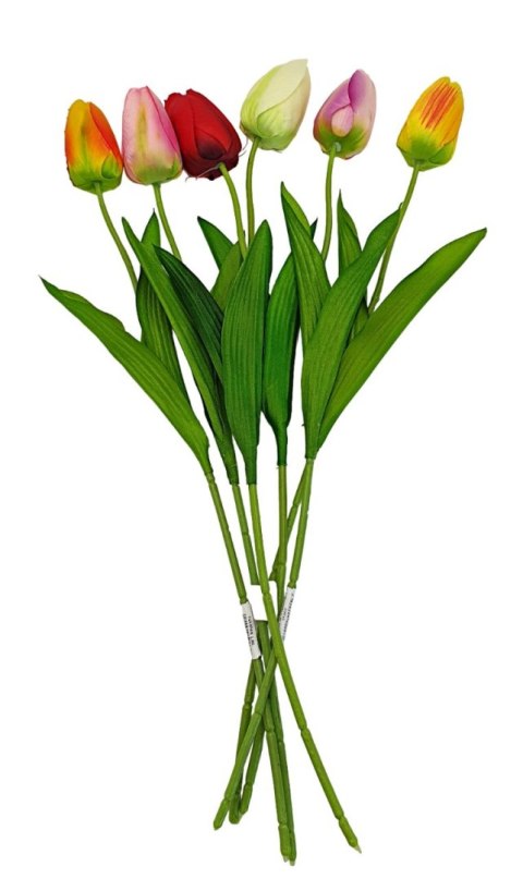 SZTUCZNY KWIAT TULIPAN OZDOBNA GAŁĄZKA TULIPANU SZTUCZNE KWIATY