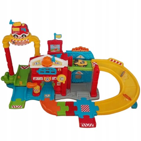 Autka Tut Tut Remiza strażacka interaktywna edukacyjna 60813 VTech Trefl