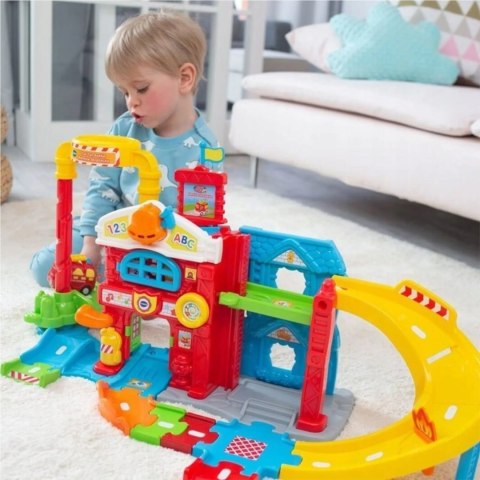 Autka Tut Tut Remiza strażacka interaktywna edukacyjna 60813 VTech Trefl