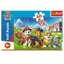 Puzzle Psi patrol 60 elementów Psi Patrol na polanie Trefl 17375
