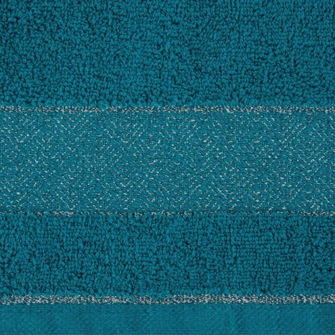 Ręcznik Nessy 30x50 turkusowy ciemny 500 g/m2 frotte bawełniany Eurofirany