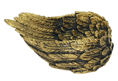 ŚWIECZNIK PODSTAWKA NA ŚWIECZKĘ TEALIGHT ZŁOTE SKRZYDŁA