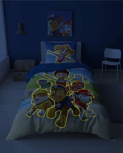Pościel świecąca w ciemności 140x200 Psi Patrol PP 29 Licencyjna 26